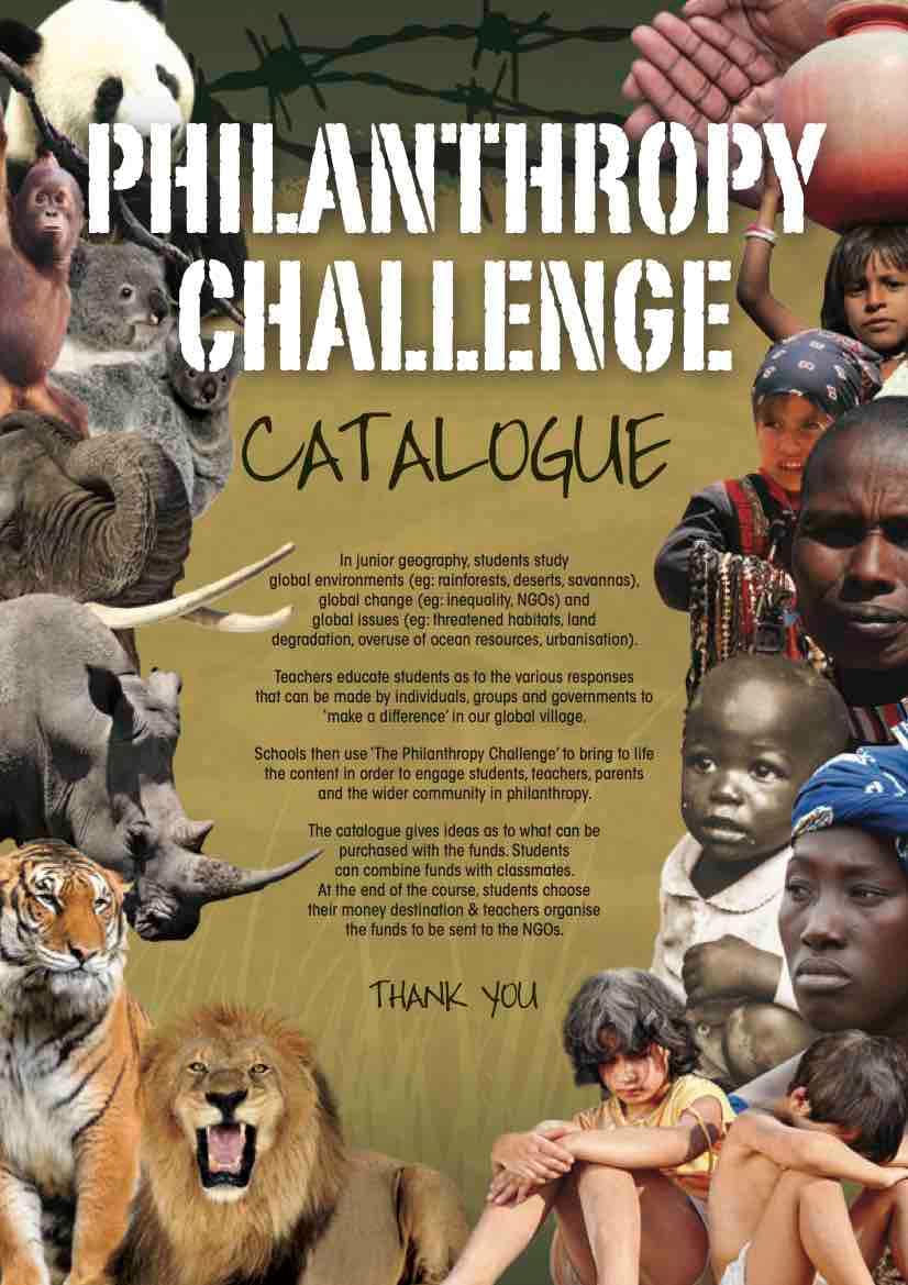 Philanthropy Challenge Catalogue